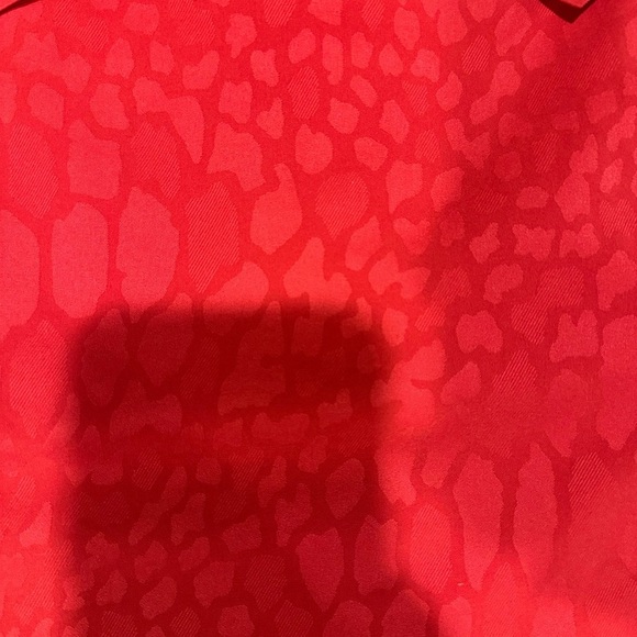 Athleta Red Long Sleeve Button-Up Shirt - Picture 6 of 6